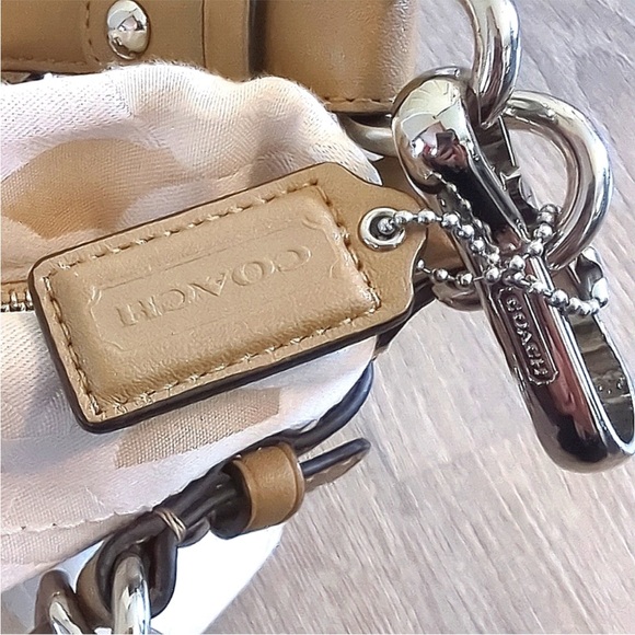 Coach Brooke Signature Optic Satchel Shoulder Bag F16620 - Picture 7 of 9